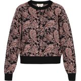 usha - FESTIVAL - Trui - Ecru / Bruin / Zwart