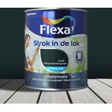 Flexa Strak In De Lak Acryl Zijdeglans Monumentengroen 1036 Groen - 750 ml- Lakverf - Dekkend - Binnen - Zijdeglans -