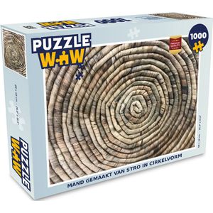 Puzzel Cirkel - Riet - Mand - Legpuzzel - Puzzel 1000 stukjes volwassenen