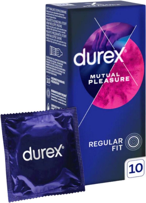 Durex Condooms- Mutual Pleasure - 10 stuks - Discreet Verzonden - Met Kwantumkorting