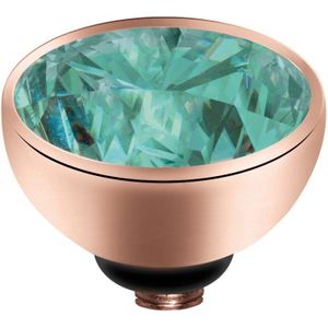 Melano - Twisted Basic - CZ Steentje - Turquoise - 6 mm en 8 mm