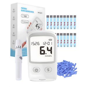 Glucosemeter - Bloedsuikermeter - Startpakket - Inclusief GRATIS 25 Teststrips & Lancettes - Diabetes meter - mmol/l - mg/dl