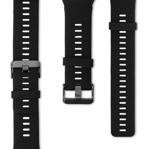 kwmobile horlogebandje geschikt voor Polar Vantage V polsband - Smartwatch bandje van TPU - Activity tracker horloge band in zwart