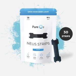 PureO2® | Zwarte Neusstrips | 30 Strips