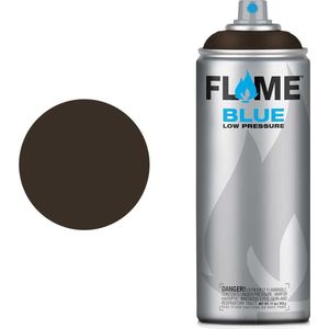 Molotow Flame Blue - Spray Paint - Spuitbus verf - Synthetisch - Lage druk - Matte afwerking - 400 ml - dark brown