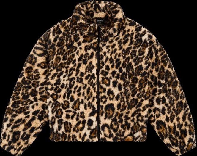 Poederbaas Four Seasons Fluffy AOP Vest Dames Brown Multi S