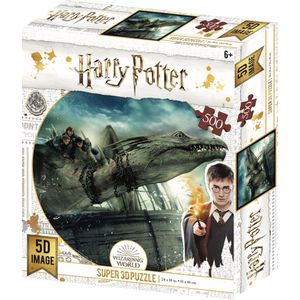 3D Puzzel: Gringotts Dragon (500 stukjes) - Puzzel