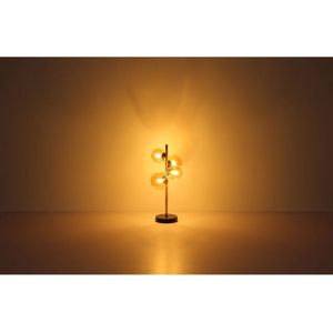 Plafondlamp RIHA 3.50 Watt G9 Matt zwart - 3 Lichts Amber