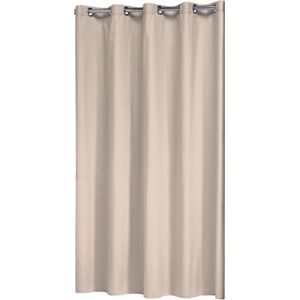 Sealskin Coloris Douchegordijn 180x200 cm - Polyester / Katoen - Beige