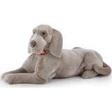 Trudi - Classic Hond Weimaraner Wolfgang (XXL-22019) - Pluche knuffel - Ca. 37 cm (Maat XXL) - Geschikt voor jongens en meisjes - Grijs