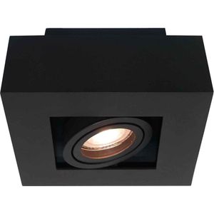 Boscagli Opbouwspot 1 lichts vierkant zwart 14x14cm - Modern - Artdelight - 2 jaar garantie