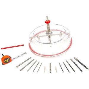 HBM - Universele Verstelbare HSS Gatenzaag - 40 tot 300 mm - 18-delig - Met Stofkap