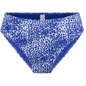 LingaDore - Bikinibroek - Blauw/Wit - Regular Fit - Mid Waist