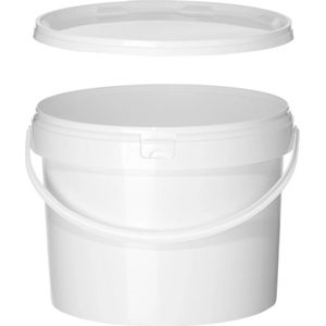 HENDI Vetopslagemmer - Wit - Polypropyleen - 11,5L