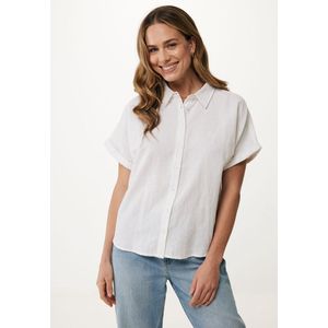 Mexx - Linnen Blouse - Wit - Dames