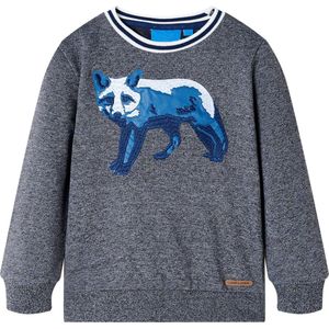 vidaXL - Kindertrui - 140 - gemêleerd - marineblauw