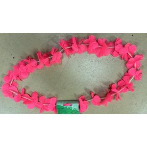 Toppers : Hawai slinger met licht roze