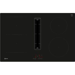Neff V58NBS1L0 kookplaat Zwart Ingebouwd 80 cm Inductiekookplaat zones 4 zone(s) Inbouw afzuigkap