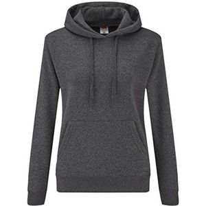 Dames Pullover met Capuchon - Donkergrijs Gemêleerd - Comfortabel en Stijlvol