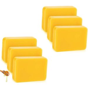 Bijenwas Blokjes (6x70g) 420- Ideaal voor DIY Projecten Smel makkelijker - Voordeliger dan korrels - Bijenwas Kaarsen Gezondheids- en Milieuvriendelijk-kaarsen maken - bijenwasblokjes- kaarsen maken -