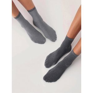 Oroblu - Demi-Bas twins tiny socks - 2 pack - zwart - one size