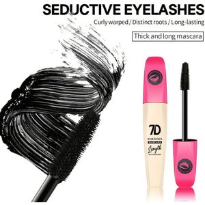 Shedoes 7D Fiber Mascara Waterproof Zwart – Voor Lange, Volle & Perfect Gekrulde Wimpers – Langhoudend & Klontvrij – Smudgeproof Mascara