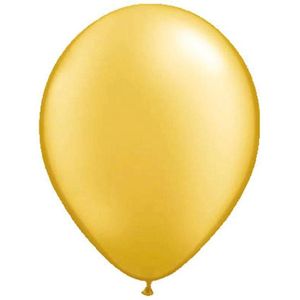Folat - Gouden Metallic Ballonnen 30 cm - 50 stuks