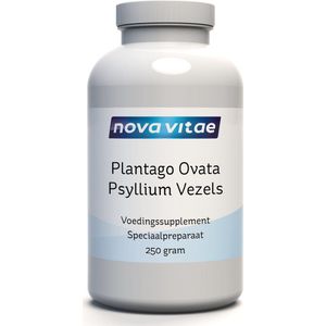 Nova Vitae - Plantago Ovata - Psyllium Vezels - Psylliumvezels - 250 gram - puur