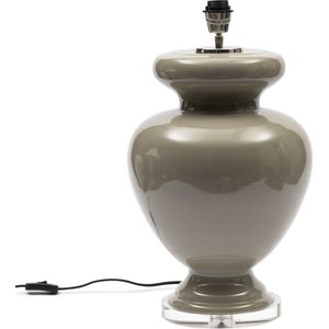 Riviera Maison Tafellamp, Lampenvoet groot, Decoratie lamp - RM Vase Table Lamp - Beige - Glas