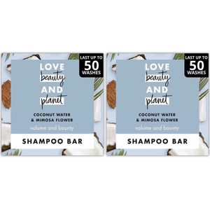 Love Beauty and Planet Shampoo Bar Coconut Water & Mimosa Flower 2 x 90 Gram