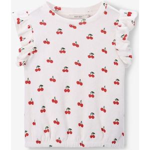 Sissy-Boy - T-shirt - Wit - Ruffle Mouwen