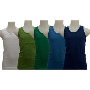 Embrator Jongens Hemdjes 5-stuks mix maat 128/134