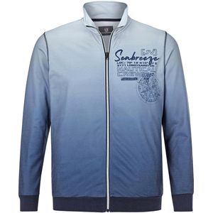 Jan Vanderstorm herren Sweatvest - 60/62 - blauw