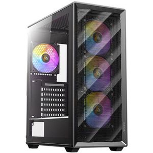 Antec - AX85 ARGB - PC Behuizing - Zwart - Midi Tower - 4x 120 mm ARGB Fans