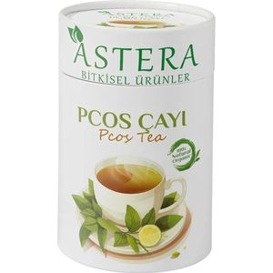 ASTERA - PCOS Tea Biologische Kruidenthee voor Vrouwen - Ondersteunt Natuurlijke Balans - Groene Munt, Vrouwenmantel & Monnikspeper, Gemengde Kruidenthee - 1 Losse Thee zak 100 mg