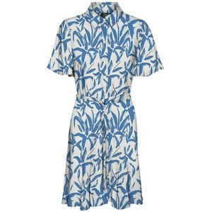 Vero Moda - Zana - Midi-jurk - Veelkleurig - Korte Mouwen