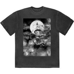 Disney The Nightmare Before Christmas - Oogie Scene Heren T-shirt - S - Zwart