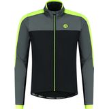 Rogelli Freeze Winterjack - Fietsjack Heren - Zwart/Grijs/Fluor - Maat 2XL