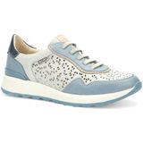Pikolinosvoor vrouwen. W1M-6629C4 Arrecife Leren Sneakers blauw (36), Leer, Plat, Veters, Casual