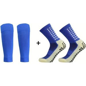 Scheenbeschermer sokken - Scheenbeschermer houder - scheenbeschermer sokjes - Wit - scheenbeschermer bandjes - voetbal - gripsokken - gripsokken voetbal - sokken - voetbalsokken wit- voetbalsokken zonder voet
