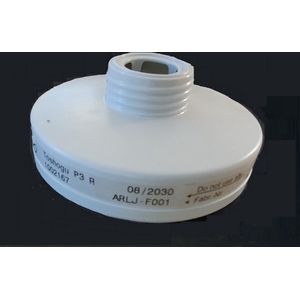 P3 Stoffilter met schroefdraad voor gelaatsmasker - P3 R / FFP3 - EN148 - SCHROEFFILTER SAMURAI TOSHOGU P3 FILTER - Stoffilter klasse P3 R - Ademfilter Luchtfilter aanbevolen tegen COVID Corona