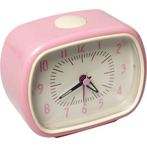 Rex London - Retro wekker 'Classic' - Roze