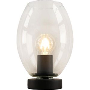 Olucia Giulio - Design Tafellamp - Metaal/Glas - Transparant;Zwart