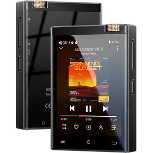 HiFi MP3 Speler met Bluetooth en WiFi - 80GB Capaciteit, 2.8'' Scherm en DSD Ondersteuning