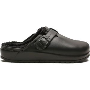 Asgard Warme Dames Pantoffels – Maat 41 – Pluche Gevoerd & Superzacht – Antislip Winter Slippers voor Binnen & Buiten – Anti-slip Zool – Kleur Zwart