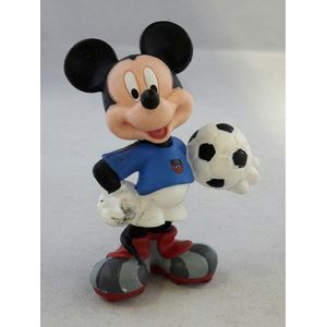 Disney - Mickey Mouse voetballer Italiaans tenue (+/-6,5 cm) - Merk : Bullyland.