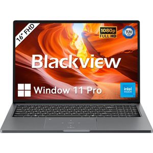 Blackview - AceBook 12 - Laptop - Grijs - Intel Core i5-12450H - 16 inch FHD - 16GB DDR4 - 512GB SSD