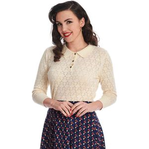 Banned - Stars Above Gebreide trui - S - Gebroken wit