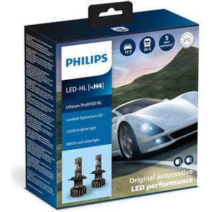 Philips Ultinon Pro9100 LED-HL H4 set LUM11342U91X2