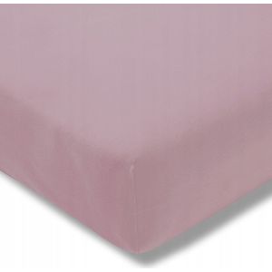 Jersey Hoeslaken 100x200 cm - 100% Mako Katoen - Kleur Orchidee